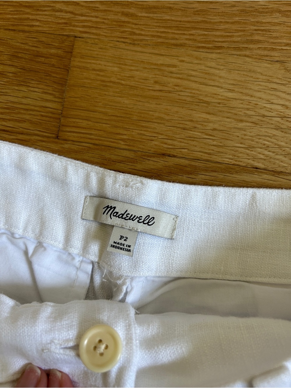 Madewell Harlow 100% Linen Wide Leg Pants - Picture 7 of 12